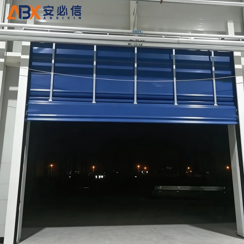 白银PVC堆积门