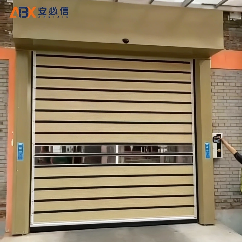白银铝制高速门